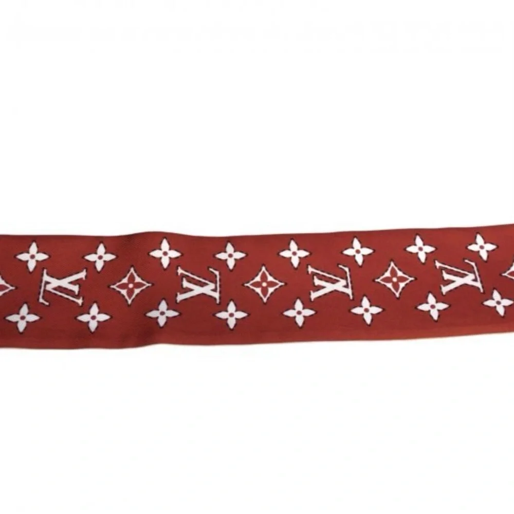 Louis Vuitton Asnières Monogram Twilly Scarf